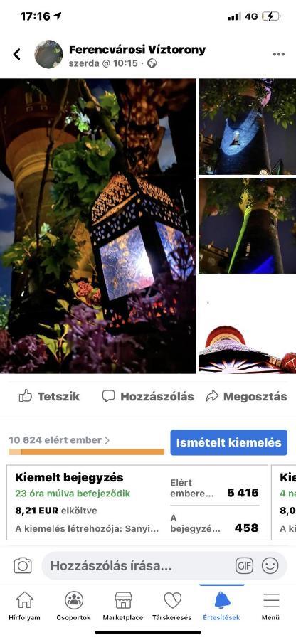 Ferencvárosi Víztorony Appartamento Budapest